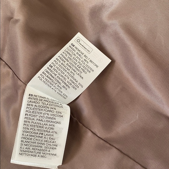 & Other Stories gray long trench coat - Picture 9 of 9